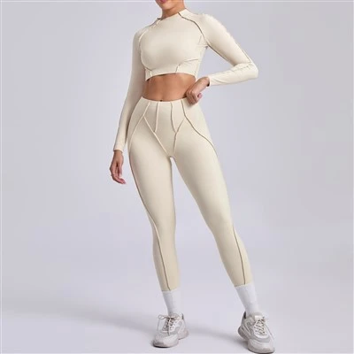 Kolmiulotteinen esteettinen joogajoukko bodysuit naisille